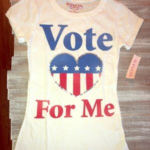 NWT “VOTE FOR ME” shirt by Ransom size L
